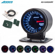 Car Auto 12V 52mm/2" 7 Colors Universal  Car Auto Air Fuel Ratio Gauge Meter LED With Holder AD-GA52AIRF